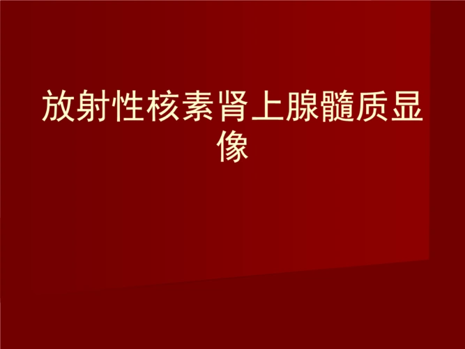 放射性核素肾腺髓质显像.ppt