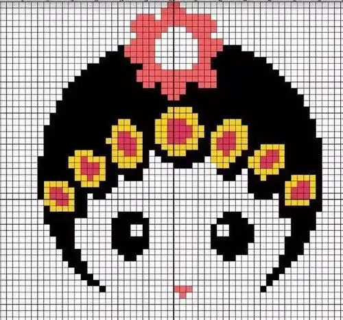 31款古风人物十字绣图样,可爱又文艺,收藏起来慢慢绣!