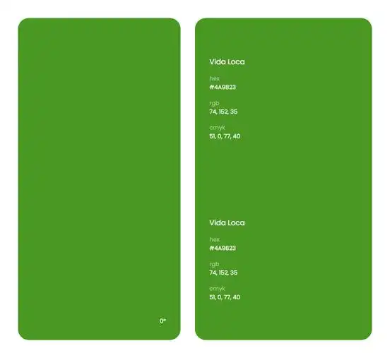 绿色系色彩搭配方案!带点儿绿