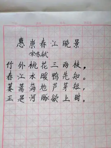 3.3《惠崇春江晚景》