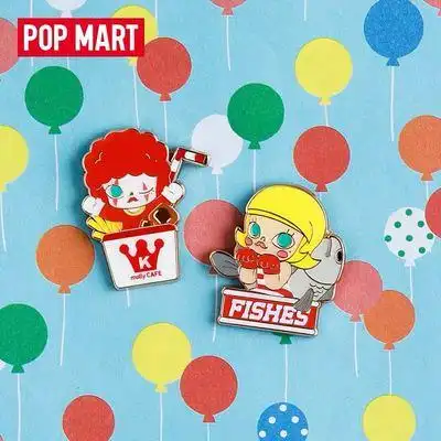 popmart泡泡玛特molly的一天系列徽章潮玩盲盒公仔不支持退货退款