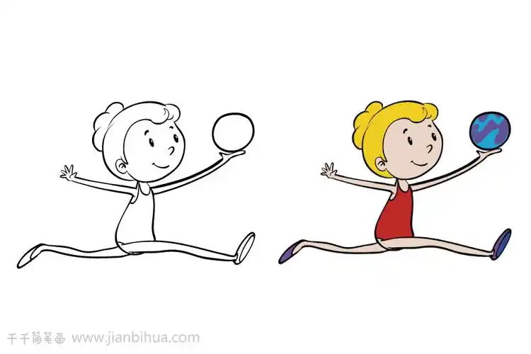 运动员简笔画大全