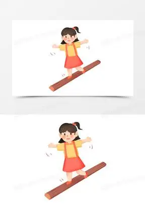 独木桥图片卡通_过独木桥图片素材下载_熊猫办公