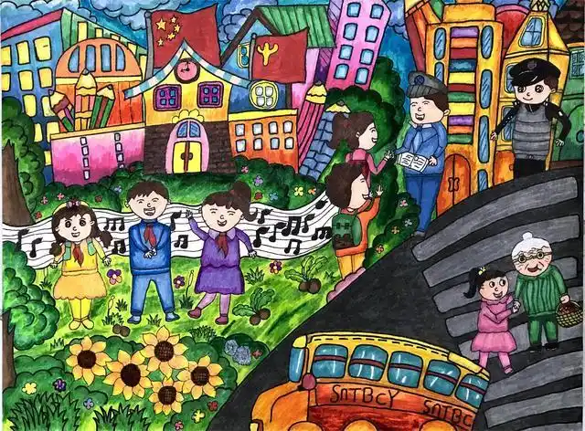 彩云杯中小学生绘画比赛小学组二等奖获奖作品展示4