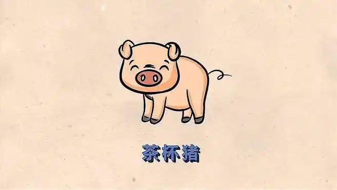 茶杯猪:偶蹄目猪科的动物