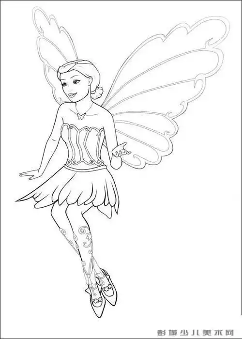 蝴蝶仙子简笔画蝴蝶仙子和小蜜蜂卡通人物图片动漫人物图片卡通人物简