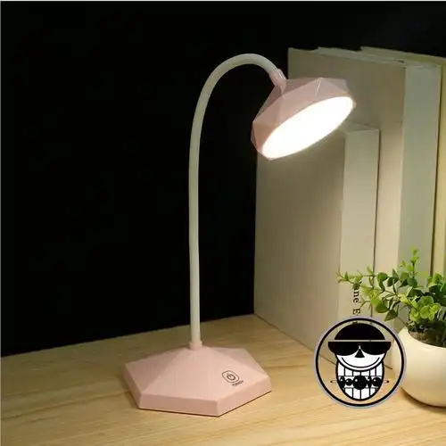 小台灯迷你led三档触摸调光台灯学习充电插电学生阅读卧室宿舍up123