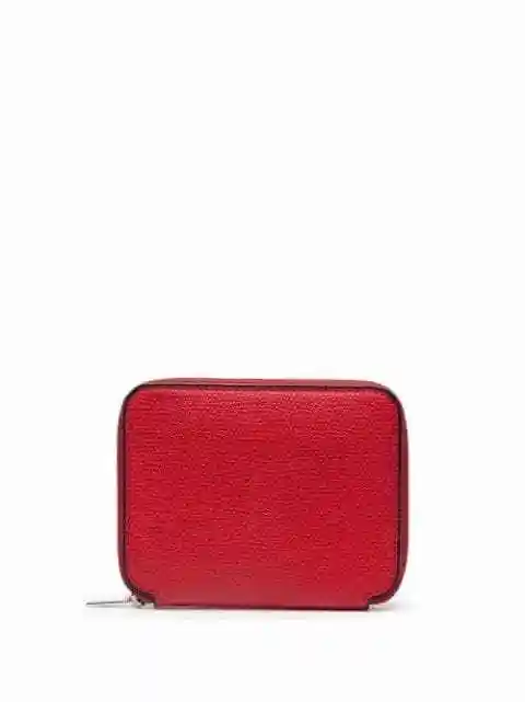 valextra logo拉链钱包