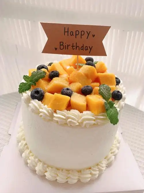 skybakerylab天做的水果生日蛋糕