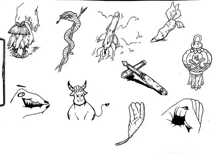 图形创意手的联想