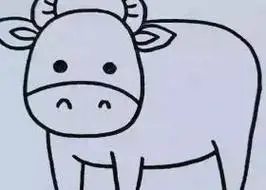 简笔画牛的画法 简笔画牛的画法最简单可爱
