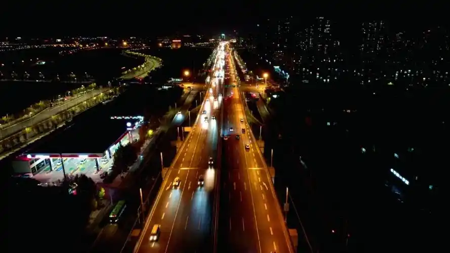 郑州中州大道(北三环段)夜拍街景