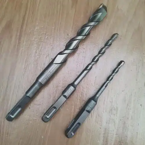 电锤合金钻头石材混凝土冲击钻加长穿墙一字方柄圆柄过墙打孔钻头