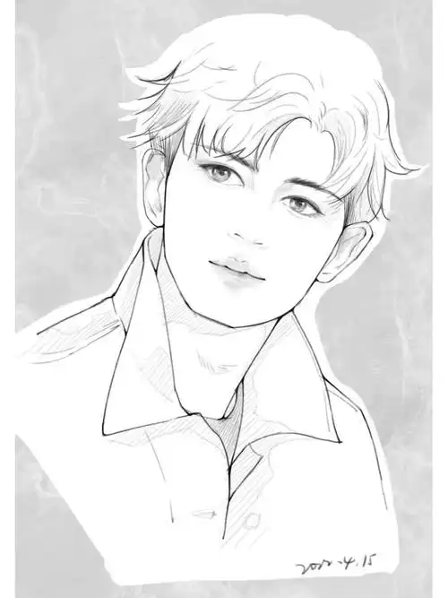 开始对任嘉伦疯狂上头激情作画