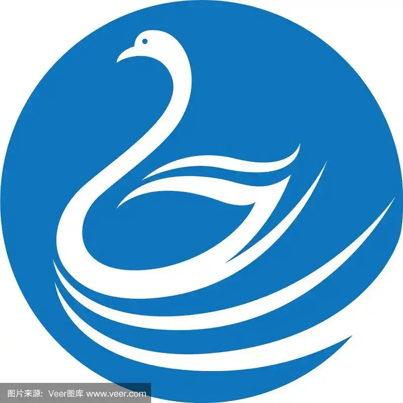 天鹅标志模板设计
