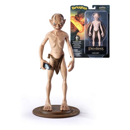 美国代购魔戒指环王周边咕噜带鱼手办雕像可动玩偶模型摆件玩具