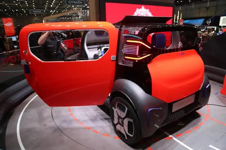 雪铁龙amione微型纯电动概念车日内瓦车展首发