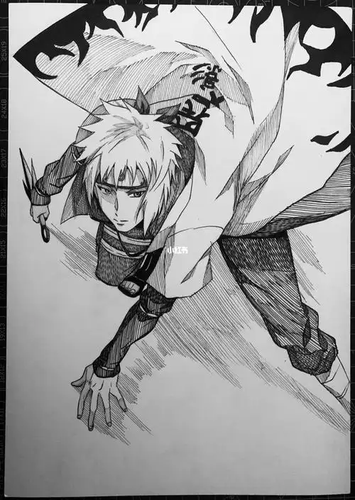 动漫手绘  #火影忍者  #手绘步骤图