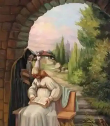 一组奇葩烧脑图:第一张图片里有6个人