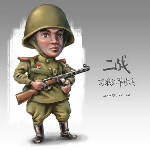 q版二战士兵练习合集