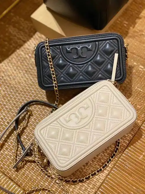 黑五折上折款73tory burch 专柜fleming 双拉链链条包,尺寸18*10*5.