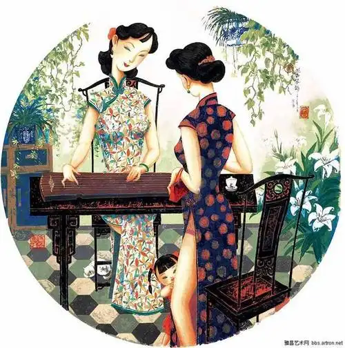 现代重彩画家李守白作品 ——《上海石库门系列》