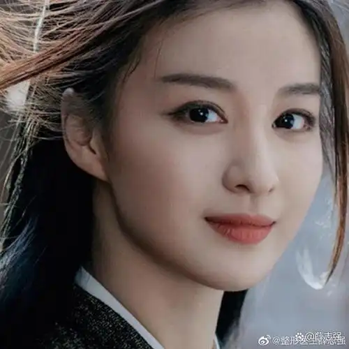 在粉丝的博文里看到她喜欢的一个女明星,第一眼看见王楚然的照片我就