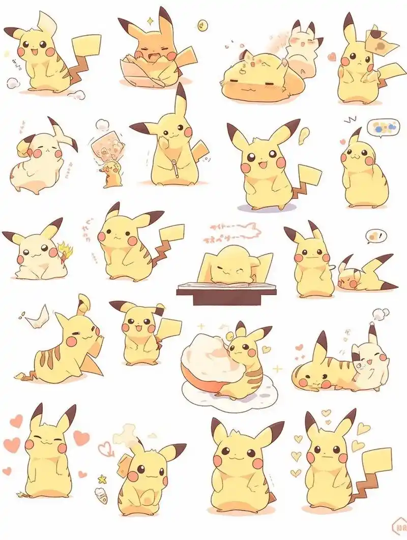 皮卡丘表情包(第六弹)