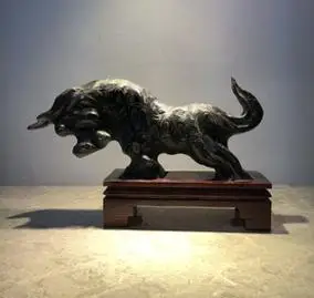 灵壁石原石精品磬石摆件石案头石文房石观赏石象形石奇石牛