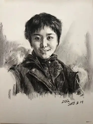 考前名师朱传奇素描作品欣赏