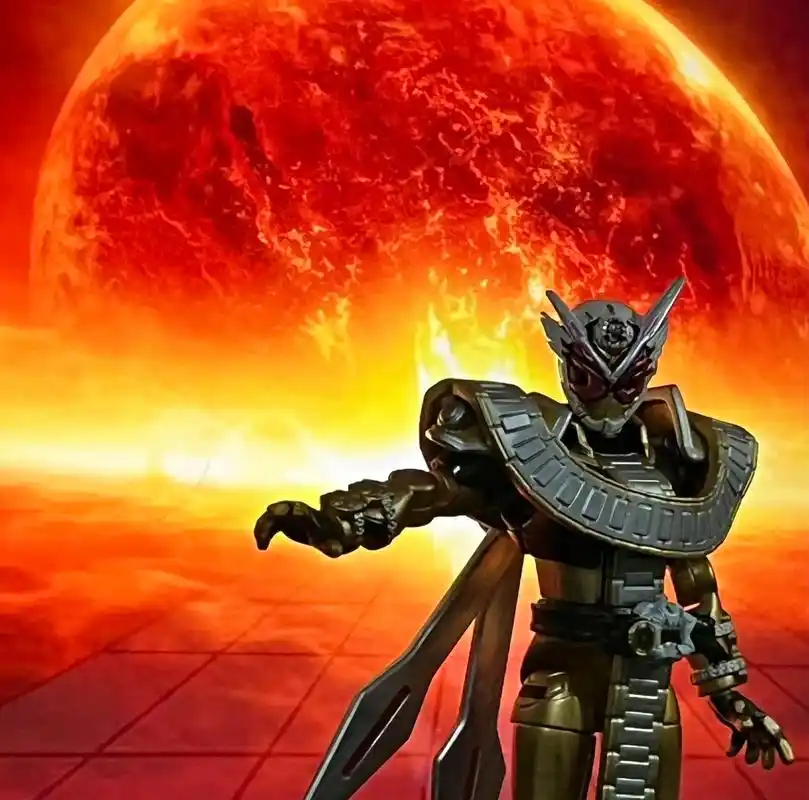 装动时王逢魔形态,做的第一只时王.涂了三天 - 抖音