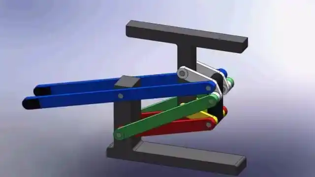 设计很巧妙的机构「64」:八连杆升降机