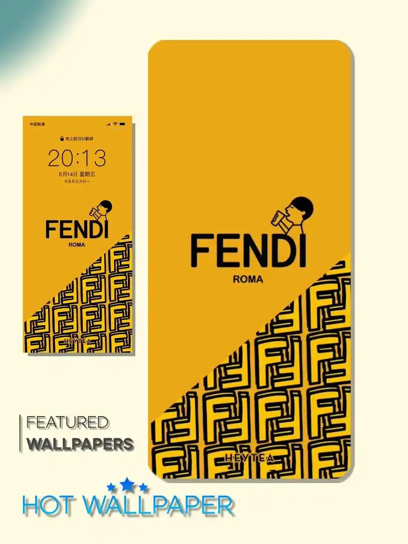 建议收藏「芬迪喜茶联名壁纸」.#芬迪壁纸#喜茶壁纸#联名壁纸 - 抖音