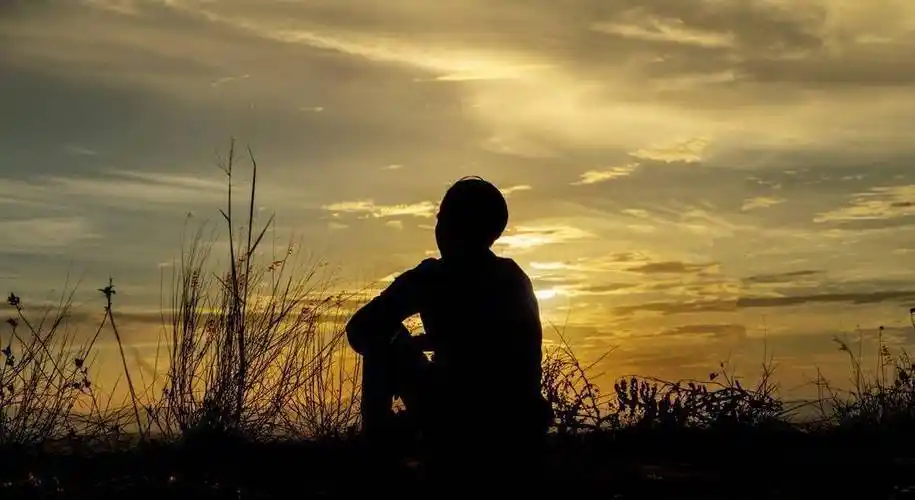 这段话,阿兰说要给孩子做晚饭了,便急匆匆地走开了,看着她远去的背影