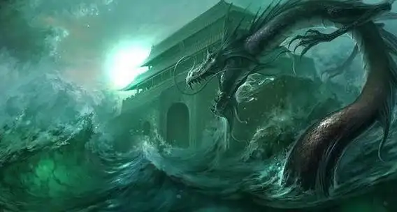 中国传说中的神龙雨龙