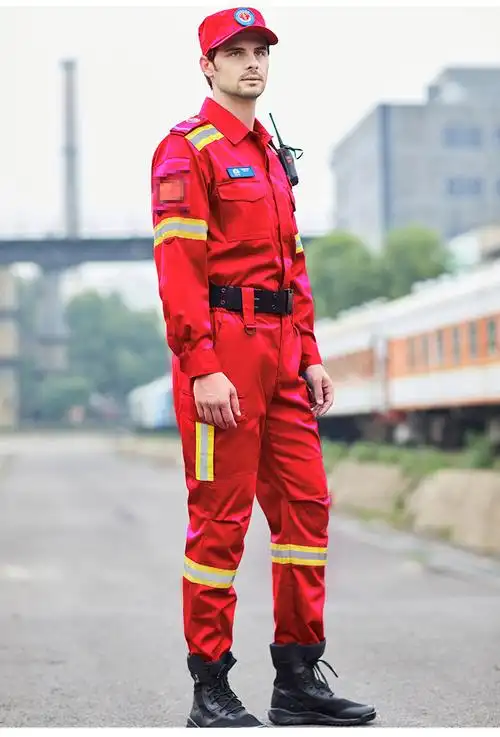 r56应急救援服长套装户外地震水上水域服抢险服 宝蓝色上衣 裤子 s