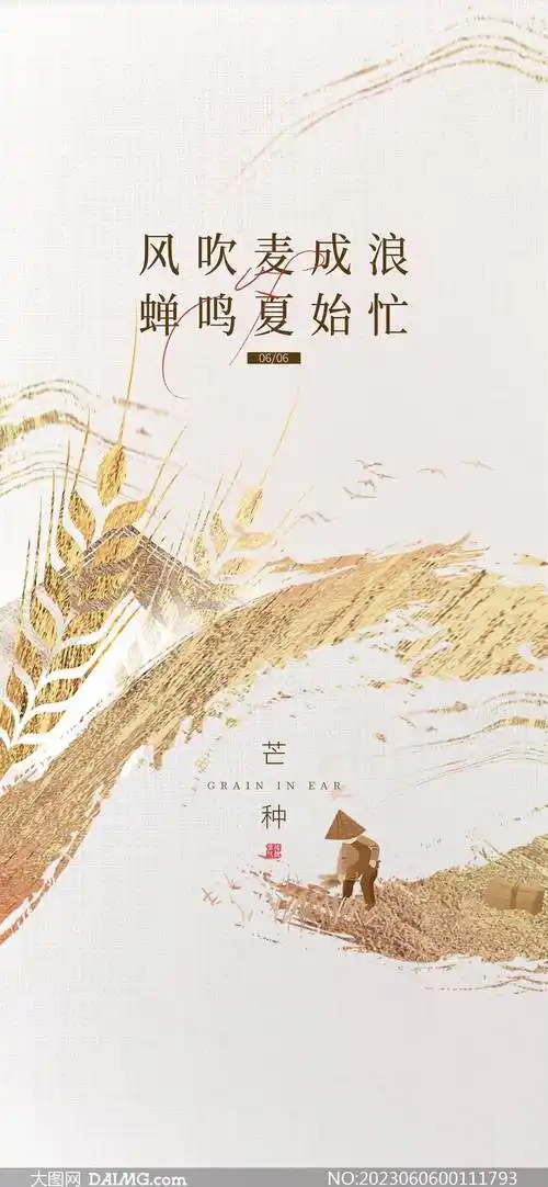 芒种海报 | 芒种节气宣传海报