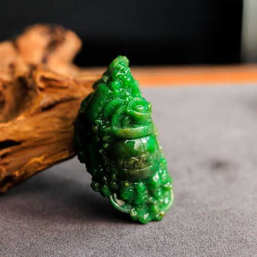 天然翡翠 a货 吊坠 挂件 八破图 冰种