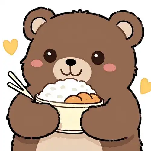 卡通吃饭头像🍽️萌化了!