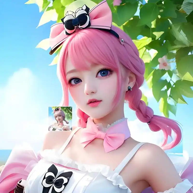 清纯可爱罗小黑,你最喜欢哪一个?#吃鸡女孩 #游戏搭子 #游 - 抖音