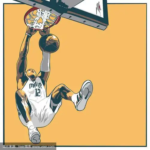 篮球运动员扣篮
