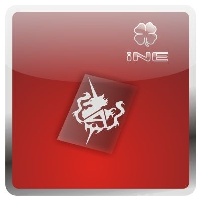 ine车贴 3m反光个性贴纸 车身贴 油箱贴-高达 阿姆罗标志-ha064