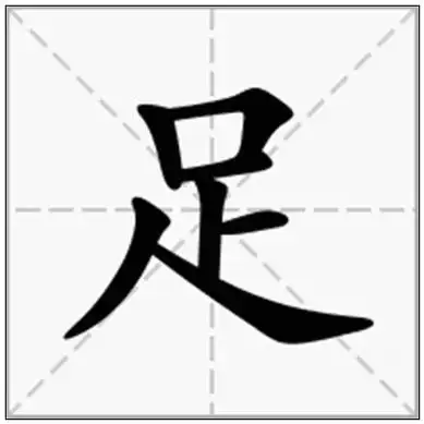《足》-在线新华字典查询结果