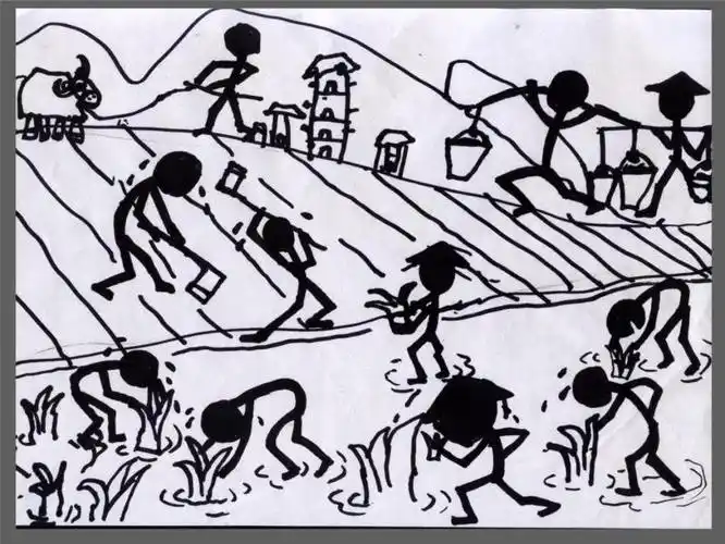 小学美术湘美版一年级上册第18课画画火柴人图片课件ppt