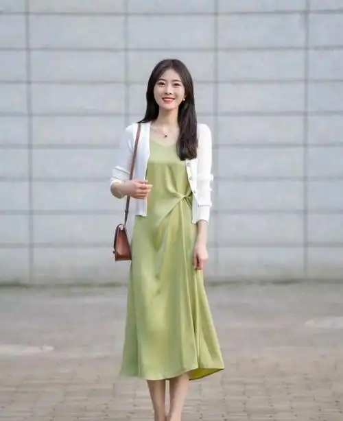 很轻松就能呈现出女性特有的温柔气质,而且还不会出错,下面三套穿搭示