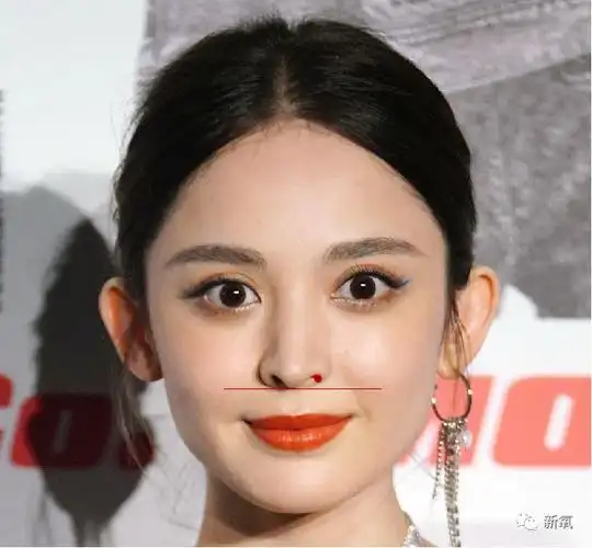 羊又找了娜扎最近几个月的照片,结果发现何止是鼻翼左右不对称,上下也