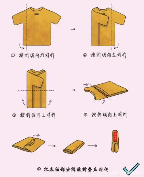 学会这几个衣物收纳小技巧,衣柜不乱,空间多一倍