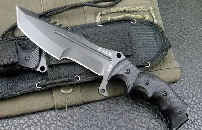 美国h.e.c.k 追踪者黑鹰军刀_大鹏刀网