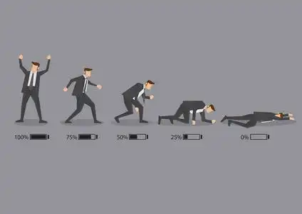 灰色背景下的概念向量卡通插图照片