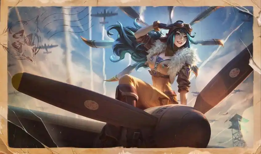 英雄联盟lol刀锋舞者凌云之翼艾瑞莉娅4k游戏壁纸